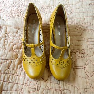 Chelsea Crew Milan Laser Cut Mary Jane Heels